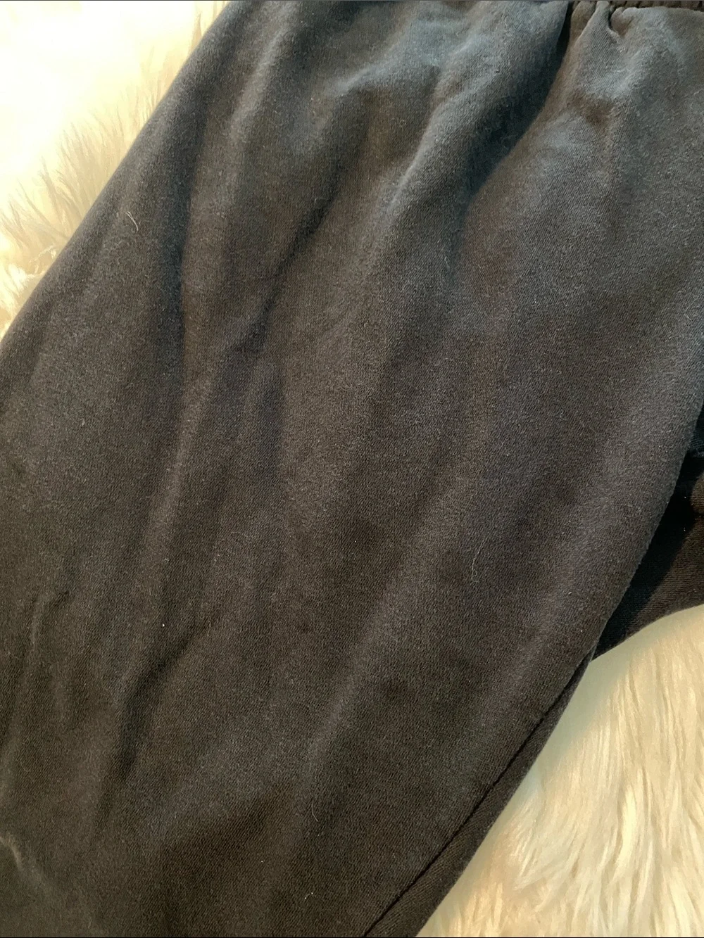 GAP Kids Black Logo Elastic-Waist Sweatpants